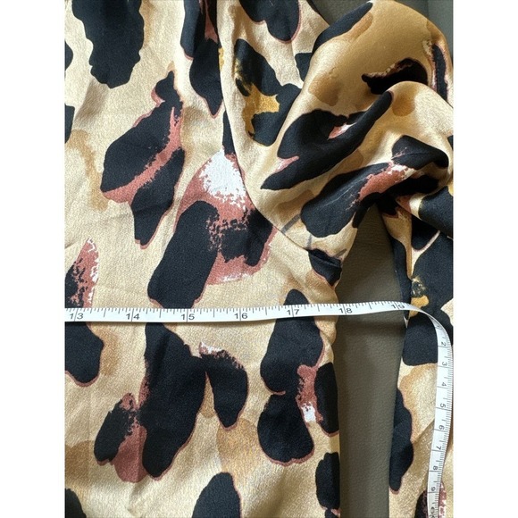 Nasty Gal Front Tie Leopard Print Crop Top Size‎ 4 - Picture 5 of 6